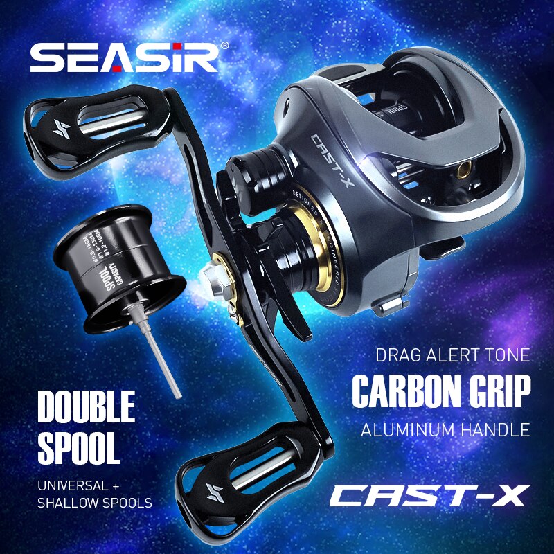 Kastking Reel Zephyr - SEASIR Cast-X Baitcasting Reel 7.3:1 HS