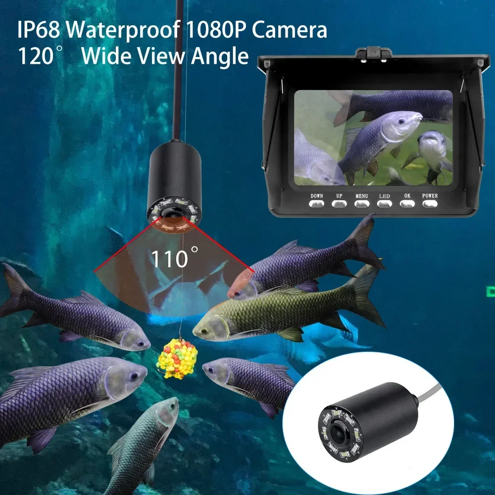 Fish Finder 5.0 Inch LCD Displ - Fishing Camera review and price