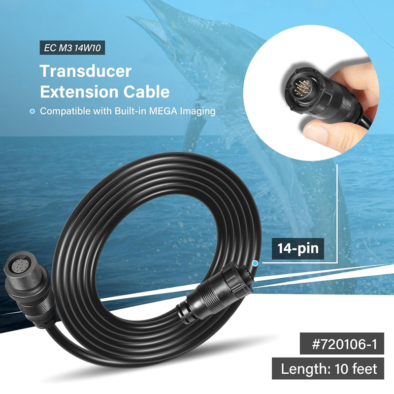 Transducer Extension Cable 10F - Fish Finder Transducer review and price