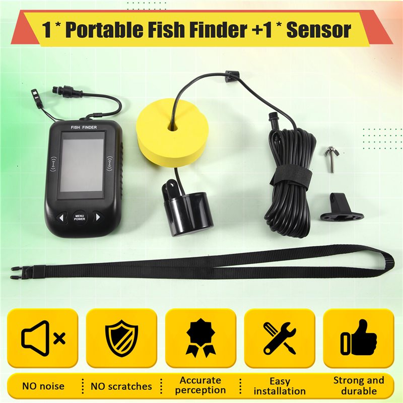ABKV-Portable Fish Finder Wate - Fishing Depth Finder review and price