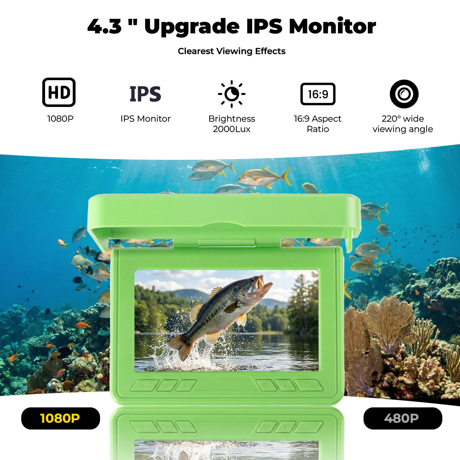 Portable Underwater Visual Fis - Fish Finder Portable review and price