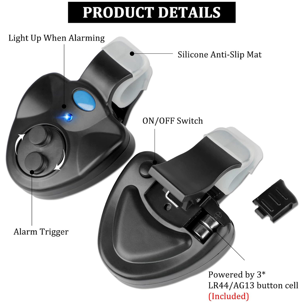 Carp Fishing Clip Set Rod Elec - Bite Indicator review and price