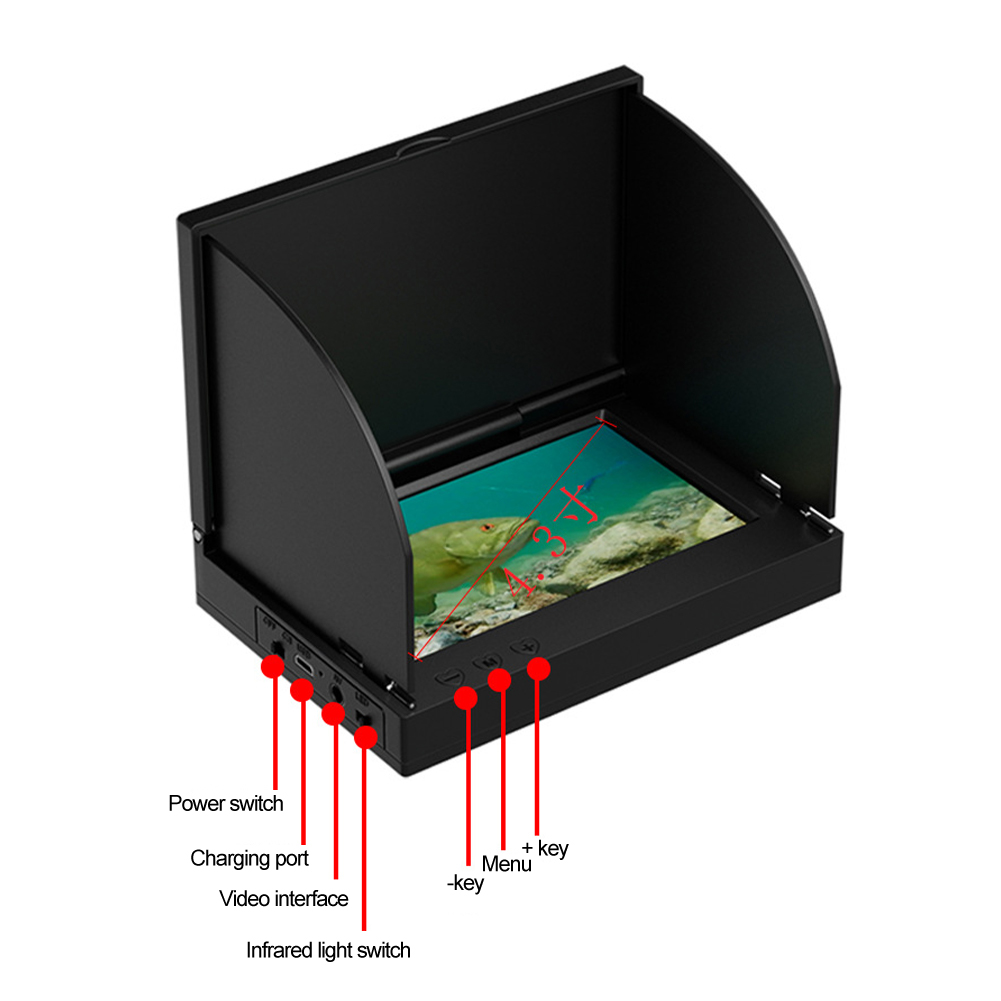 4.3 Inch HD Screen Fish Finder - Fishing Depth Finder review and price